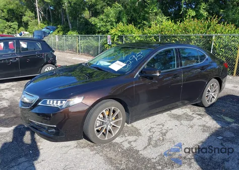 2016 Acura Tlx V6 Advance z USA, uszkodzony, nr VIN 19UUB2F73GA000298